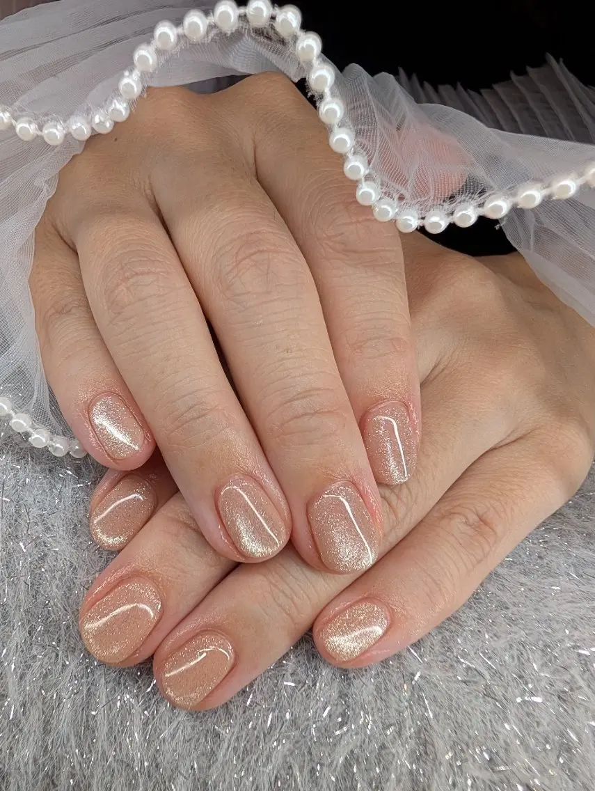 ネイル クリアネイル シンプルネイル ハンドネイル 中田 巴菜のネイルデザイン