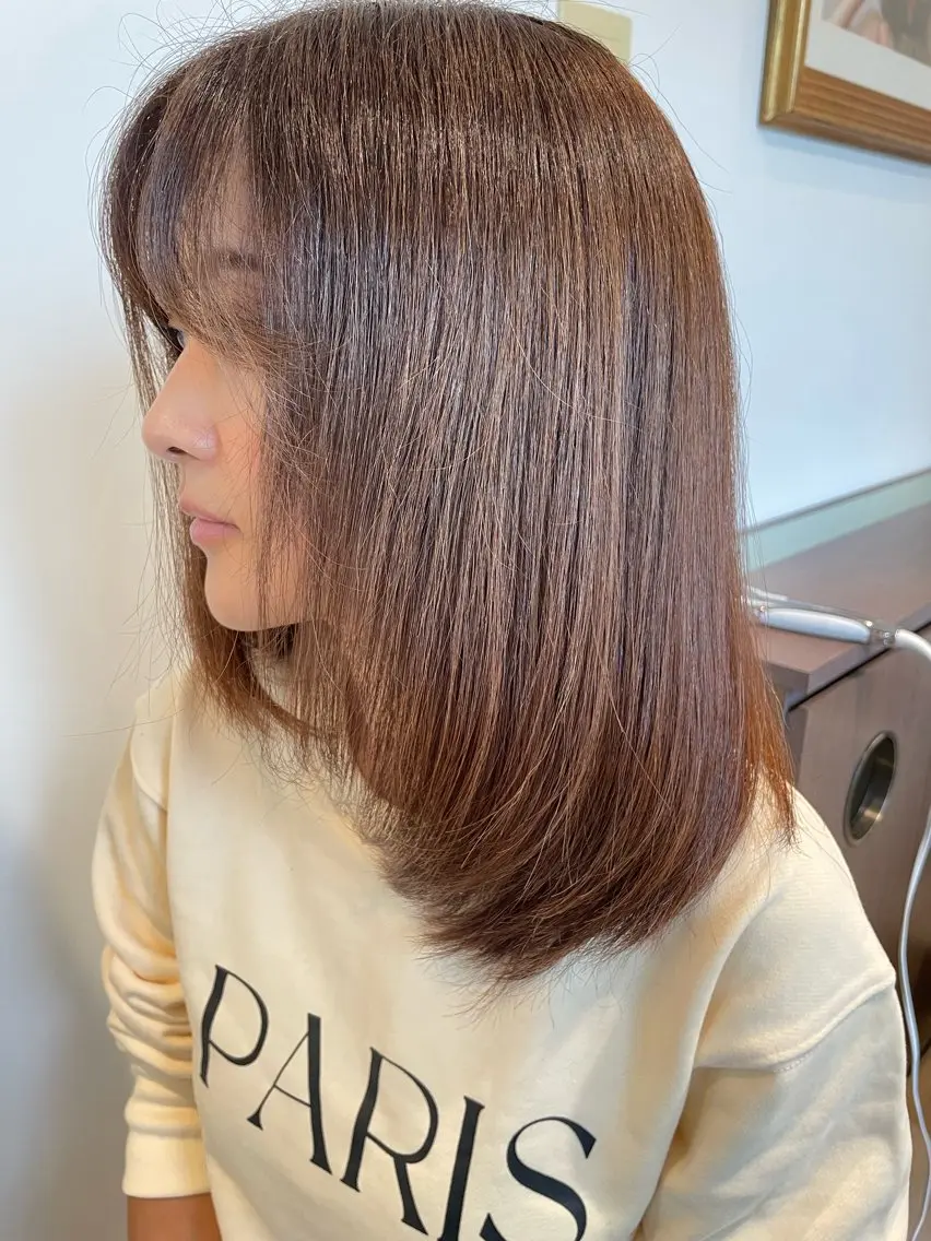 ロング レイヤーカット 大津 りかのヘアスタイル