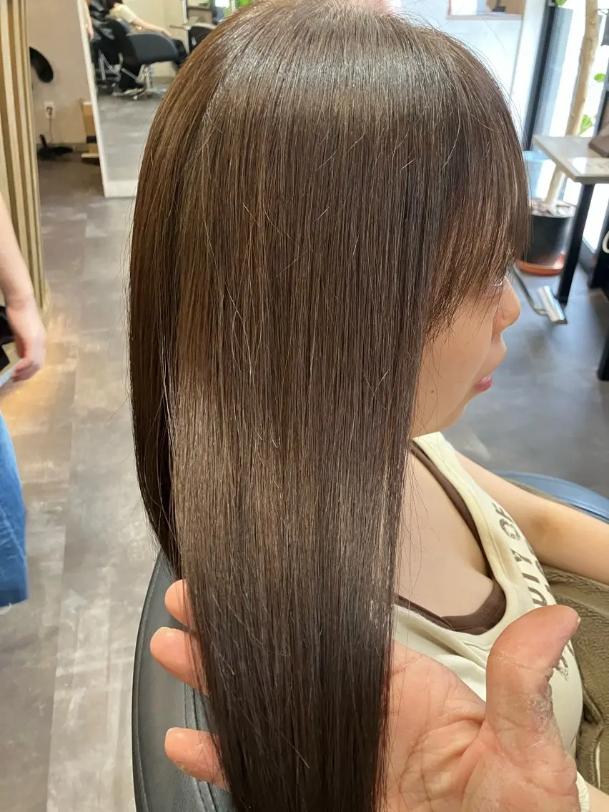 ミディアム カラー ヘアカラー 透明感カラー/ 髪質改善町田佑人のヘアスタイル