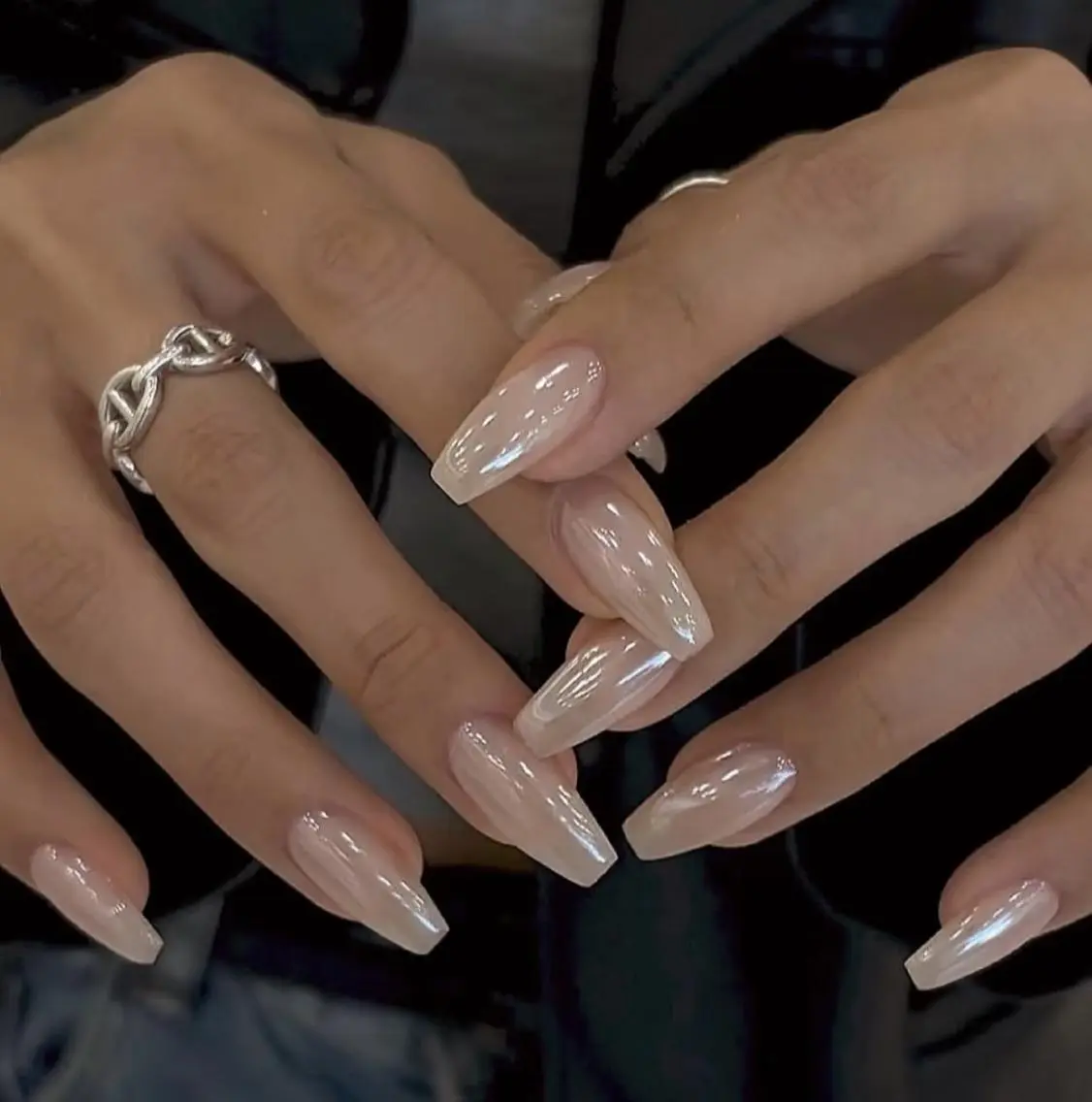 ネイル ミラーネイル ハンドネイル 渋谷 Domi Nailのネイルデザイン