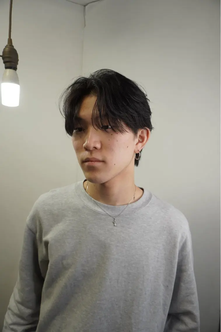 メンズ カット パーマ 大阪メンズ 美容師井上智博のヘアスタイル