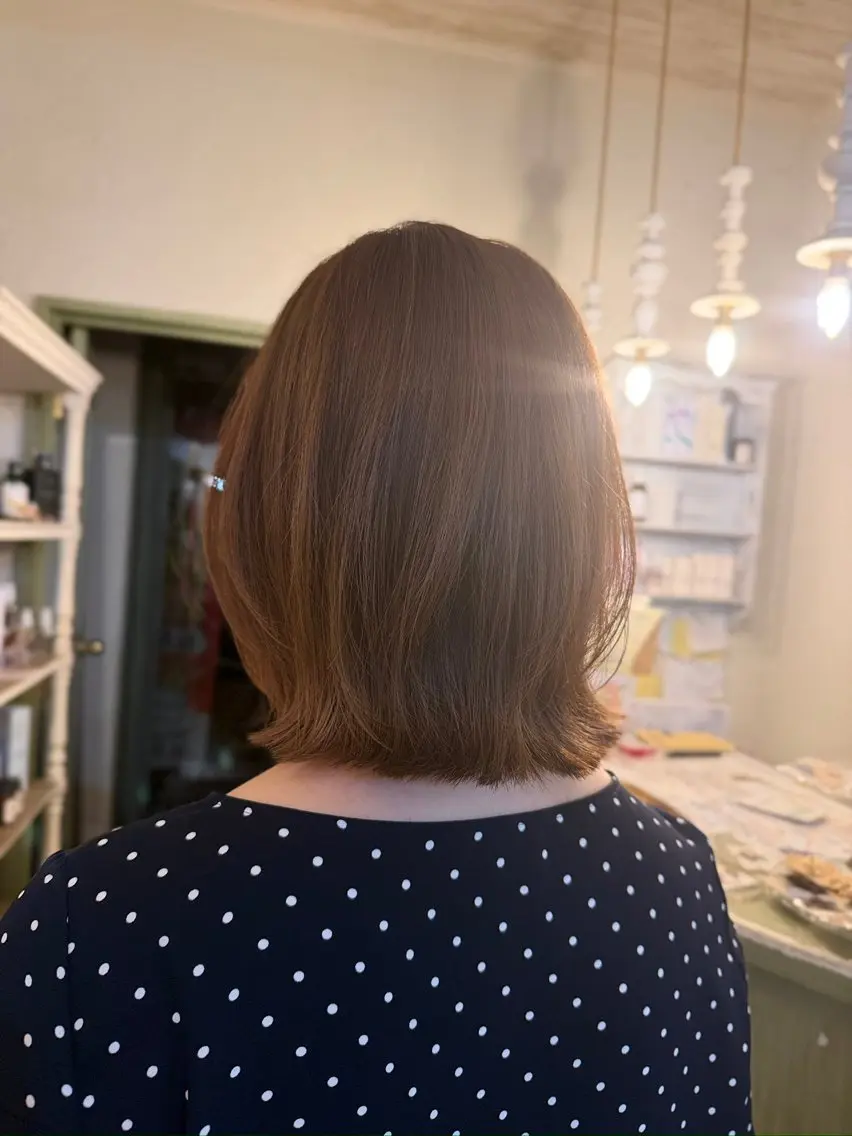 ミディアム カット Rico ┆ 縮毛矯正モデル募集のヘアスタイル