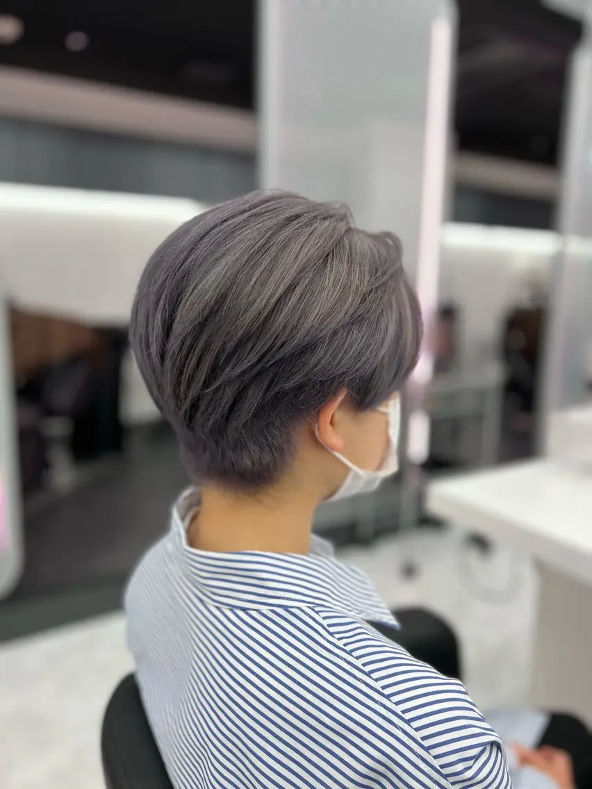 カラー メンズ カット ヘアカラー トリートメント ヘッドスパ ヘアセット 💍透明感×韓流ハイ トーン💍RYUTAのヘアスタイル