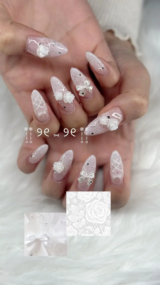 ネイル レース vanity yunaのネイルデザイン