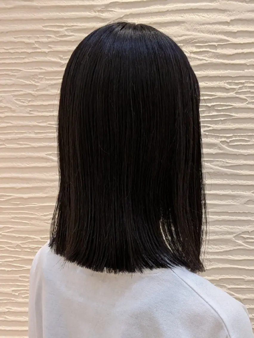ミディアム 鎌田 流沙奈のヘアスタイル