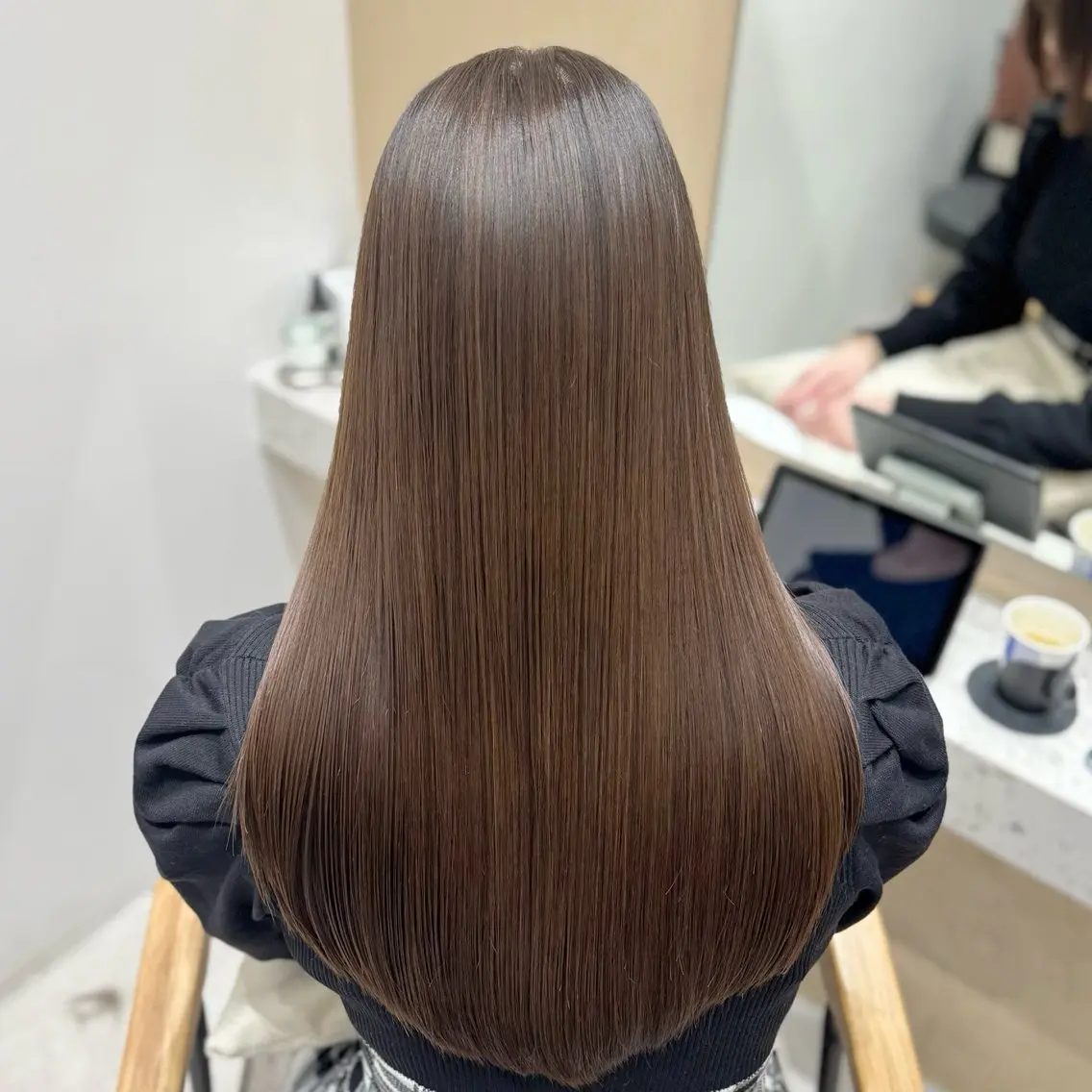 ロング カラー カット ヘアカラー トリートメント 🌜美髪矯正/艶髪 /ボブ/こころ🌛のヘアスタイル