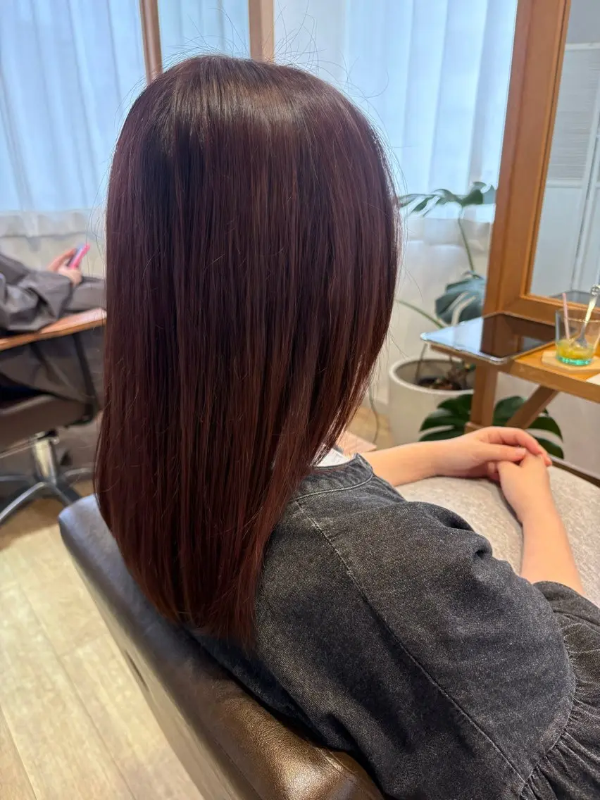 セミロング カラー ヘアカラー モデル募集/ yuna‎🤍🎀のヘアスタイル