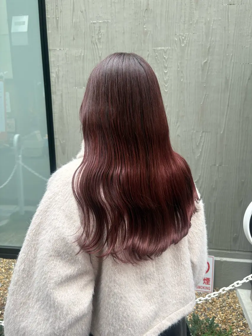 ロング カラー カット ヘアカラー 🎀西川芽依/ 暖色カラー🎀のヘアスタイル