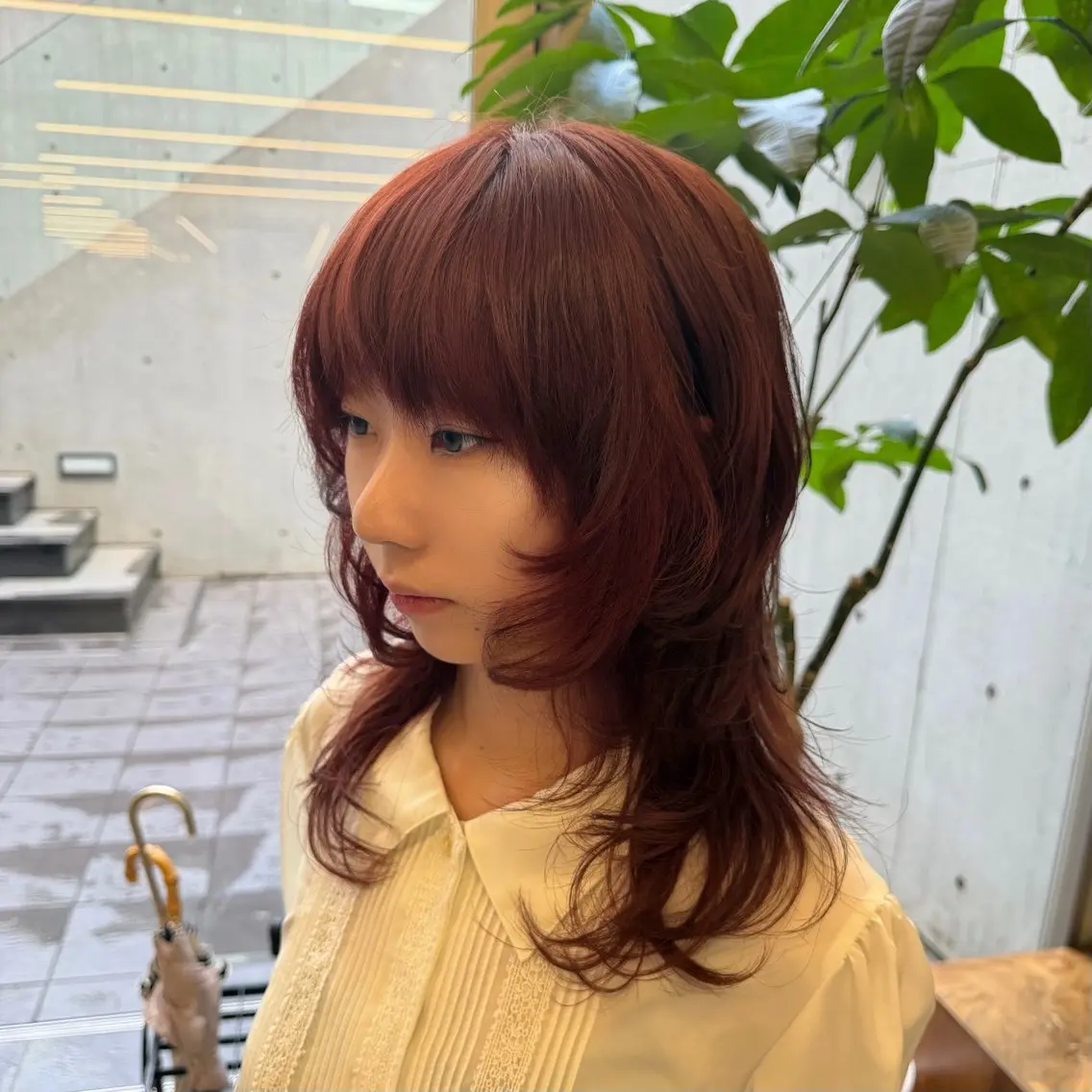 ミディアム ヘアカラー トリートメント 柔らかいハイトーン× 似合わせ/Yoheiのヘアスタイル