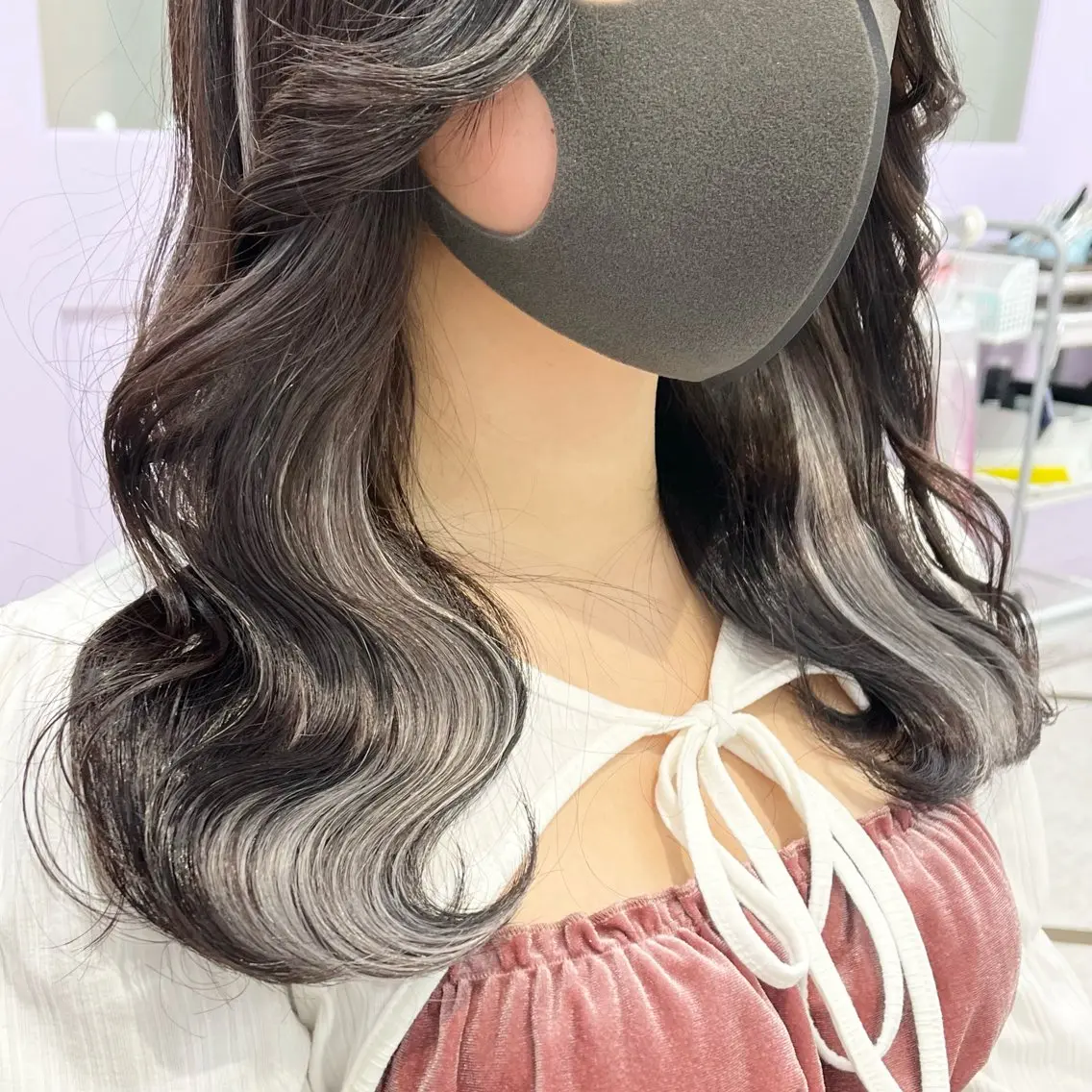 ミディアム エクステ エクステ 羽.シールエクステ 🍓 篠田梓のヘアスタイル