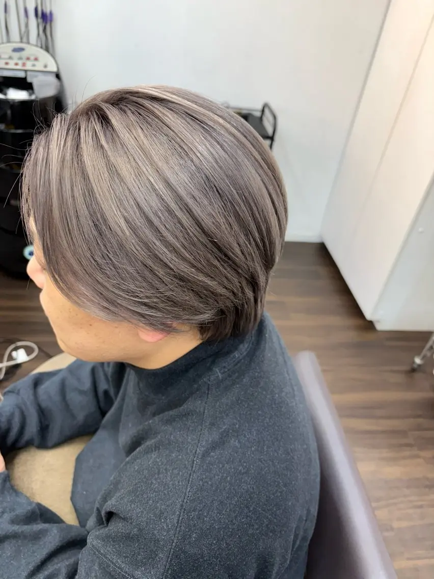 MEN'S ダブルカラー💫ケアブリーチ使用します✨✨の写真