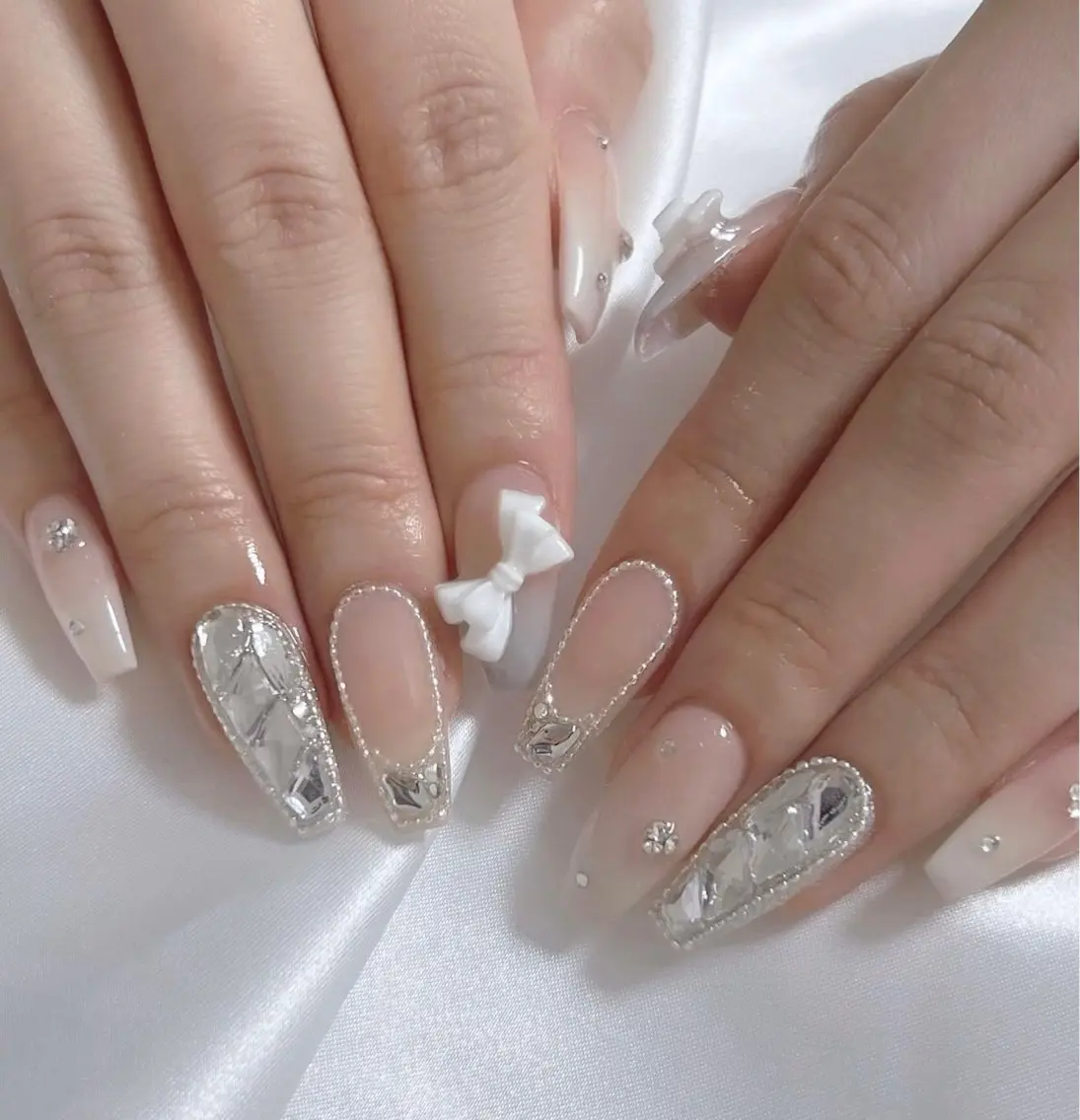 ネイル 長さ出し ネイルチップ Mi nailsのネイルデザイン