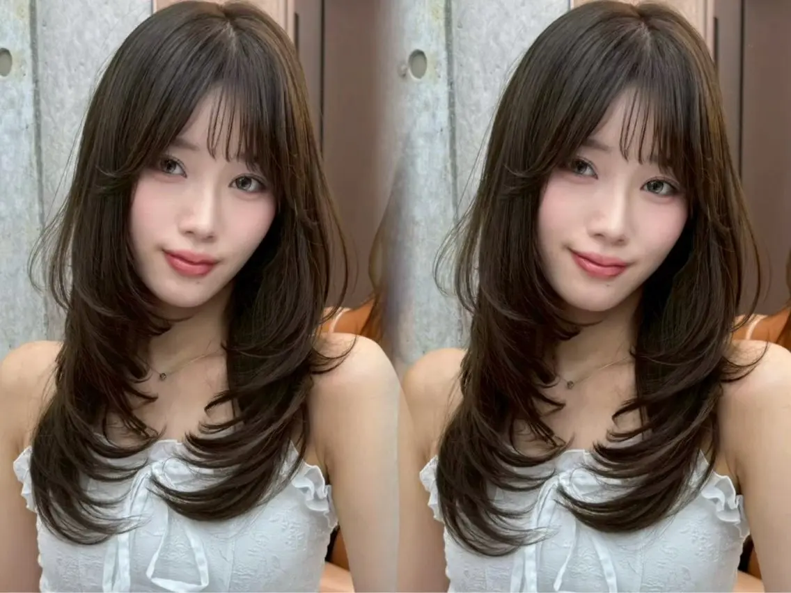 セミロング レイヤー/ ダブルカラーセナ🎀のヘアスタイル