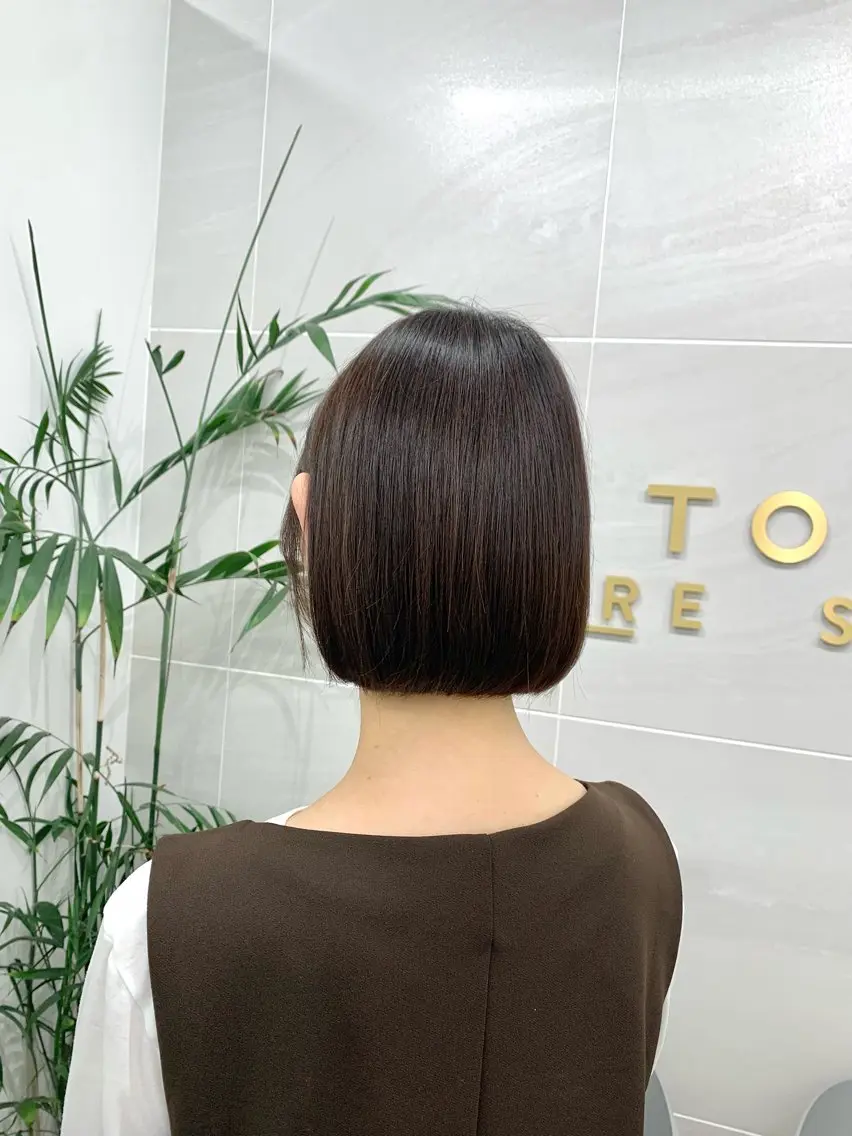 ショート ボブ カット ヘッドスパ 本格ヘッドスパ🌿 ×ヘア 佐藤のヘアスタイル
