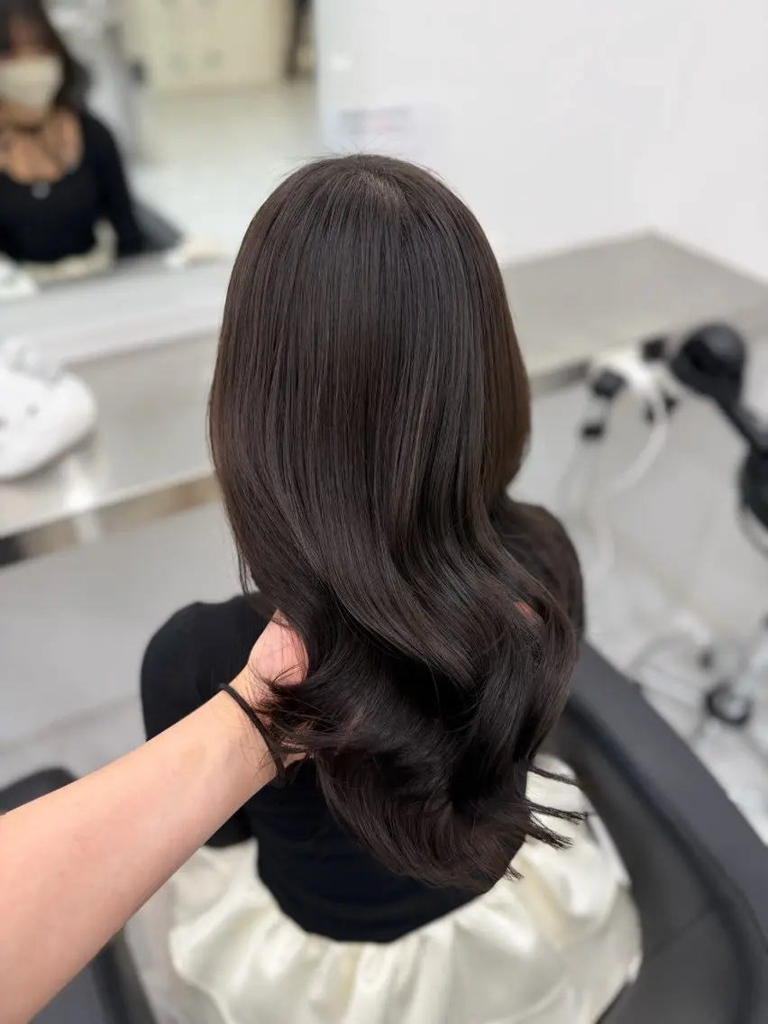 カラー ヘアカラー トリートメント 透明感カラー🎀艶髪 Anju/渋谷🎀のヘアスタイル