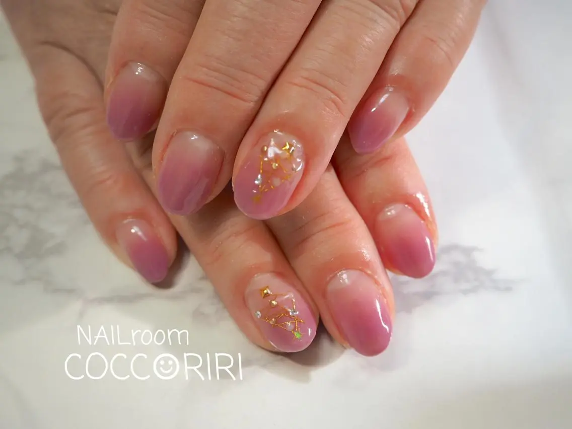 キッズ ネイル 冬ネイル クリスマス ensowa✱laf NAILのネイルデザイン