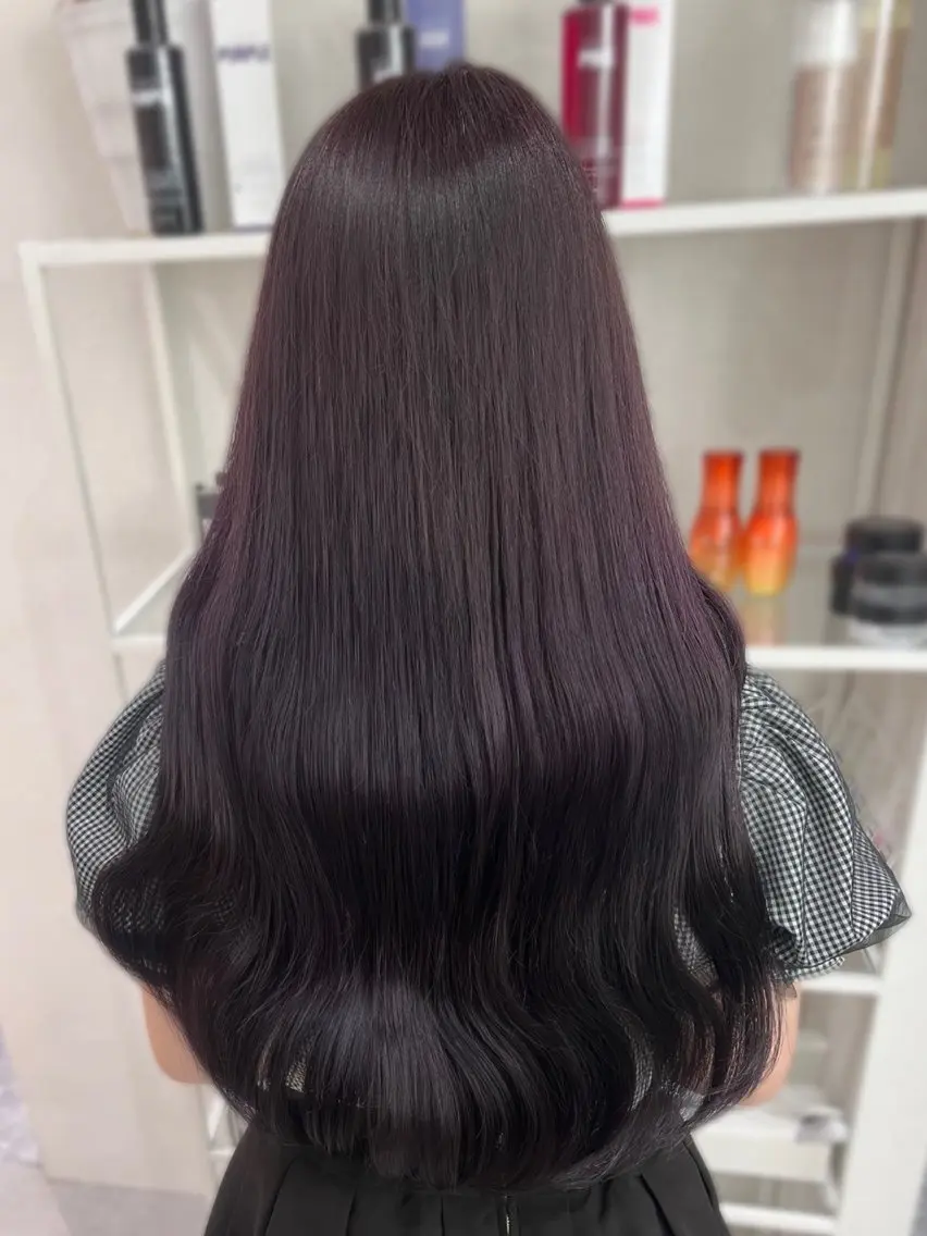 ロング ヘアカラー トリートメント 🤍AINA🤍 Zina高田馬場のヘアスタイル