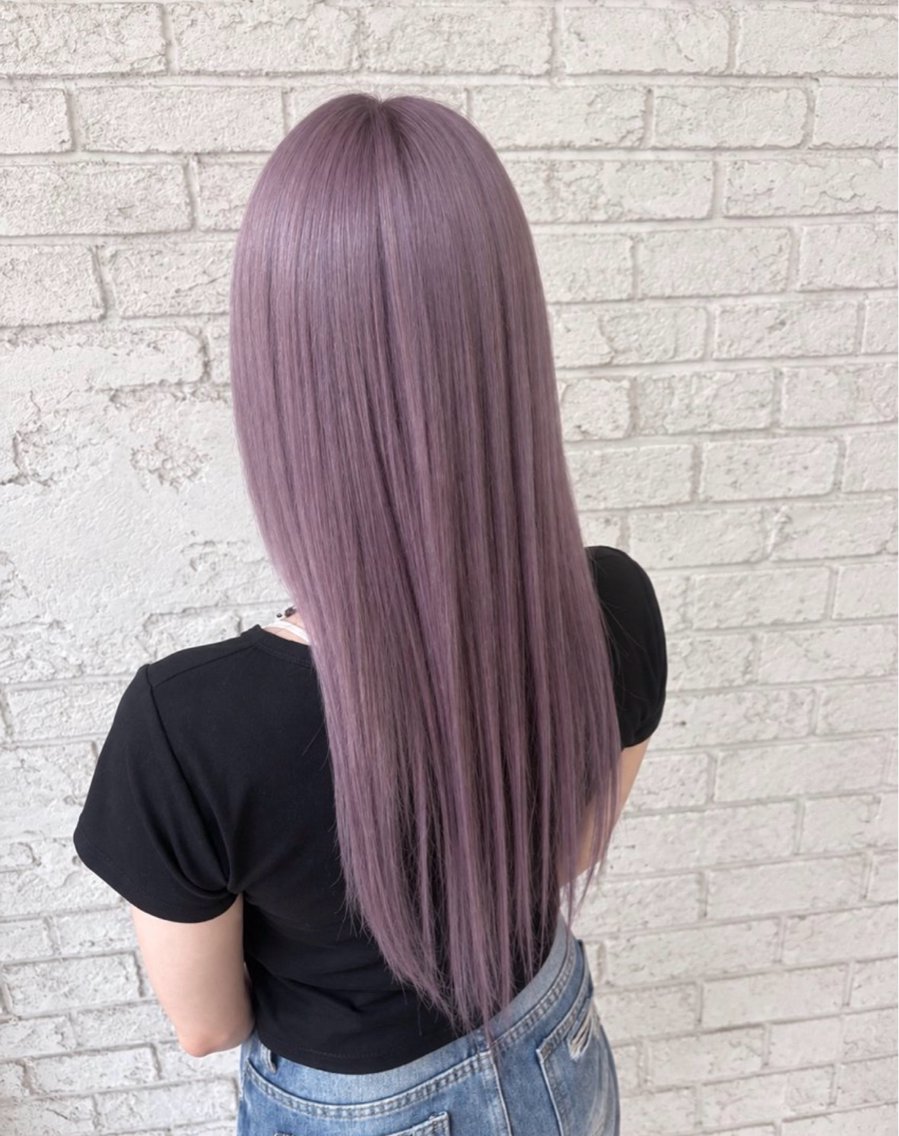 ロング カラー ヘアカラー 艶カラー/縮毛矯正 🩶Kai🐏のヘアスタイル