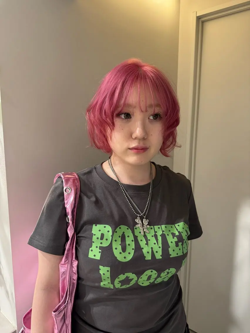 カラー ヘアカラー 中澤 眸乃のヘアスタイル