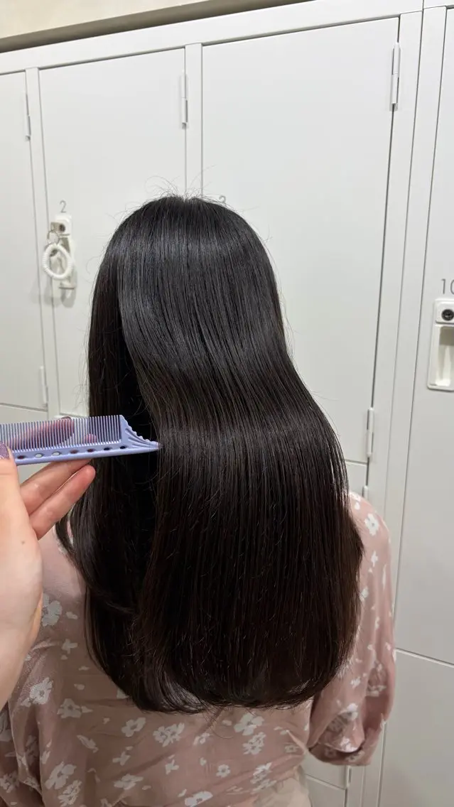 ロング 北川 葵のヘアスタイル