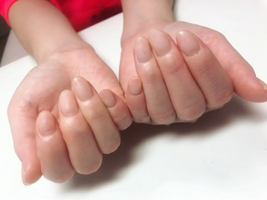 ★美自爪育成クリアネイル(マットな自爪仕上げ)の写真