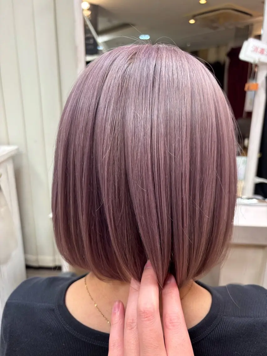 カット＋ブリーチ込みダブルカラー🌙の写真