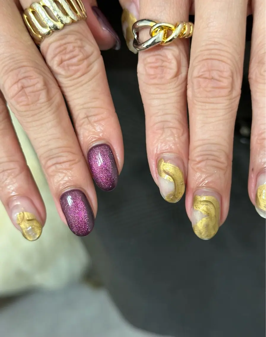ネイル ハンドネイル フットネイル kiii.__ ✴︎*のネイルデザイン