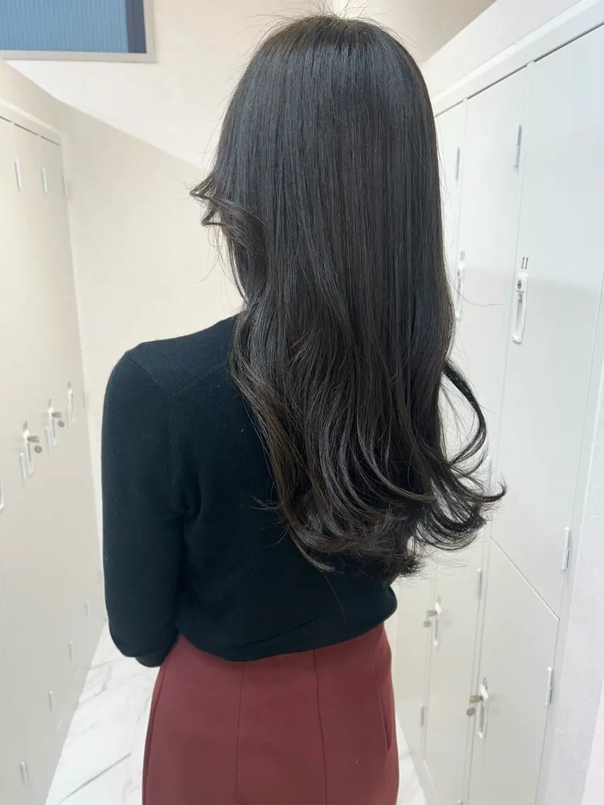 ロング カラー グレージュ カット ヘアカラー トリートメント Saori / ボブ /顔周り/カラー🎀のヘアスタイル