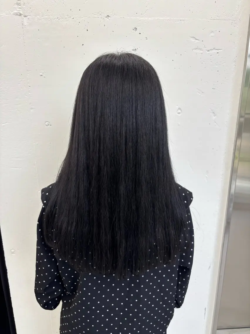 ロング カラー 黒髪 透明感カラー 学生 🌼あいり🌼 JILLSTUDIOのヘアスタイル