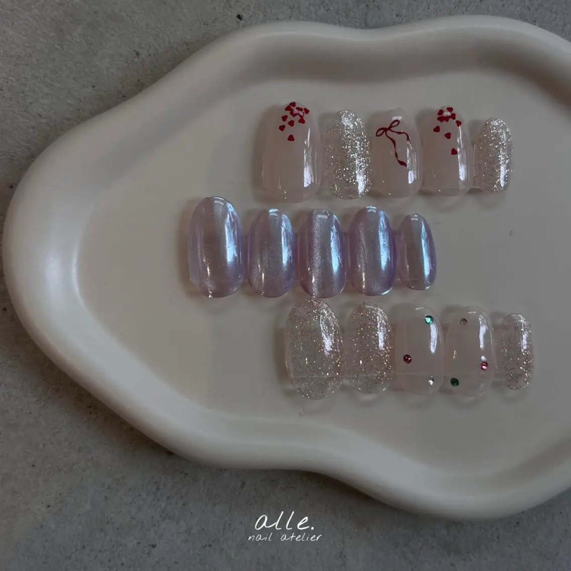 ネイル ハンドネイル atelier alle.のネイルデザイン