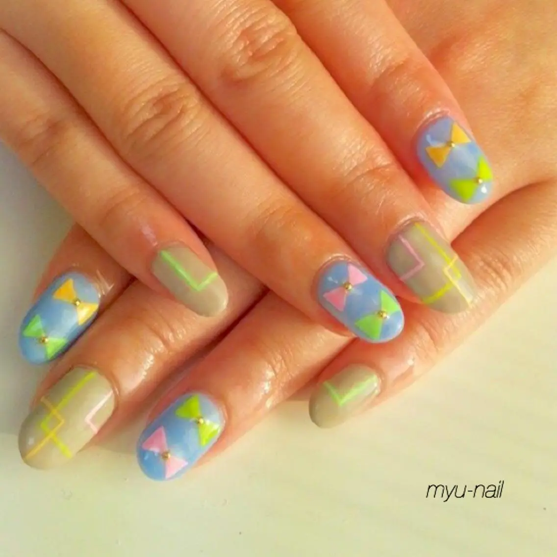 ネイル アートネイル ホームサロン myu-nailのネイルデザイン