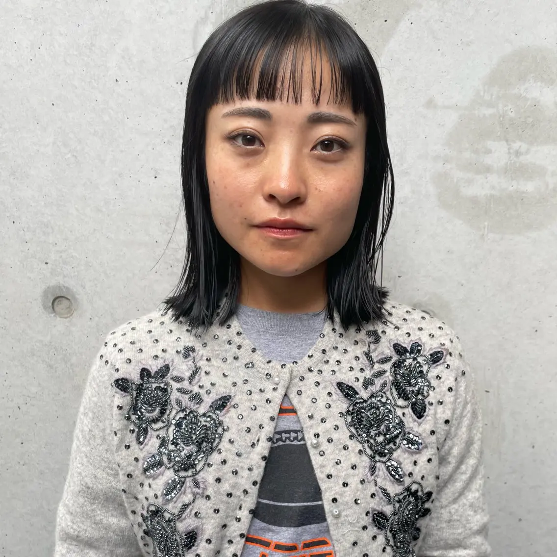 カット+髪質改善カラーの写真