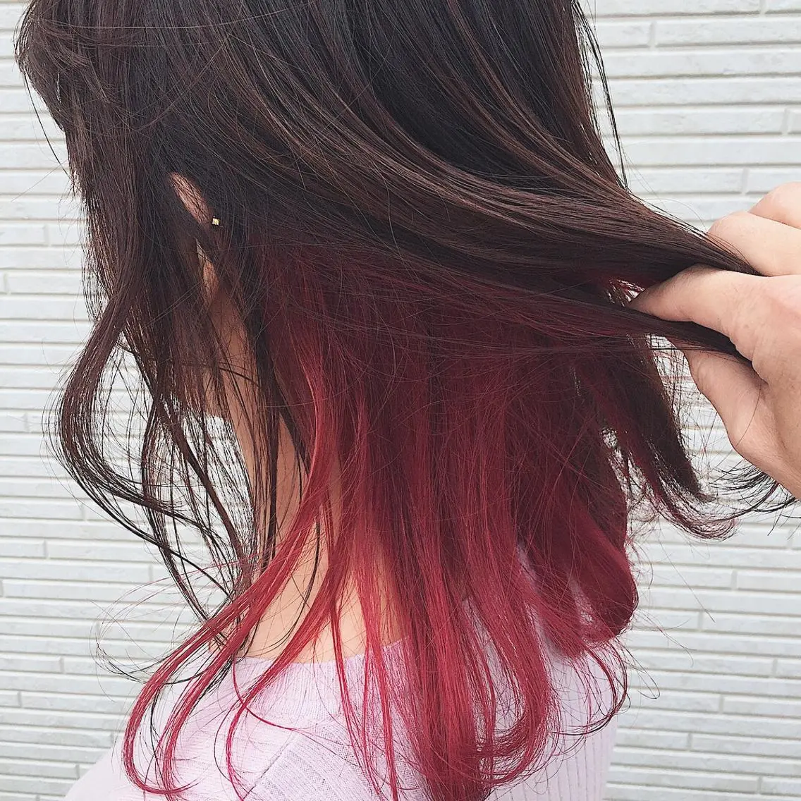 ミディアム カラー 中川 竜誠のヘアスタイル