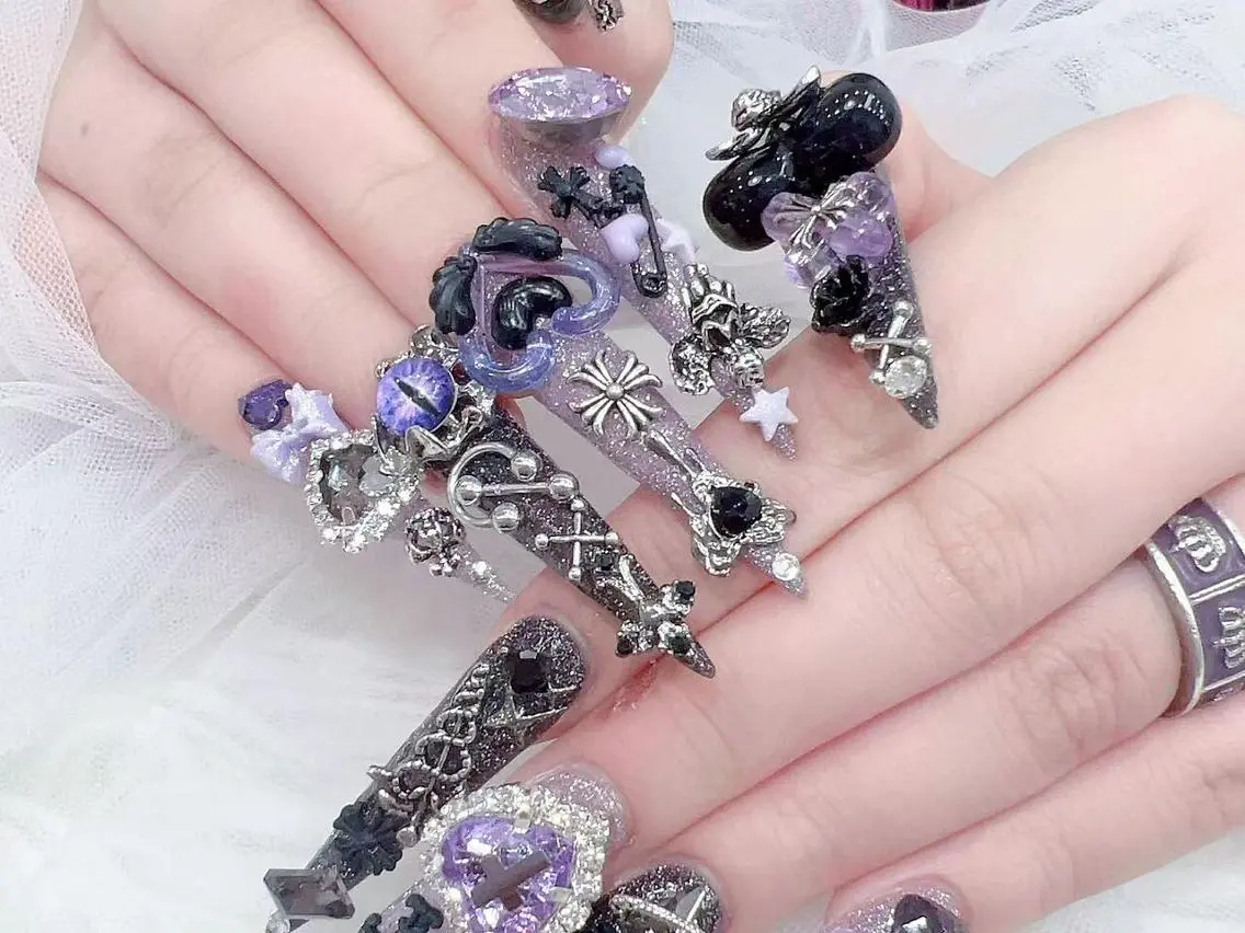 ネイル 成人式 フットネイル ジェルネイル マグネットネイル 大理石ネイル(マーブル) ハンドネイル k.bi nailsalonのネイルデザイン
