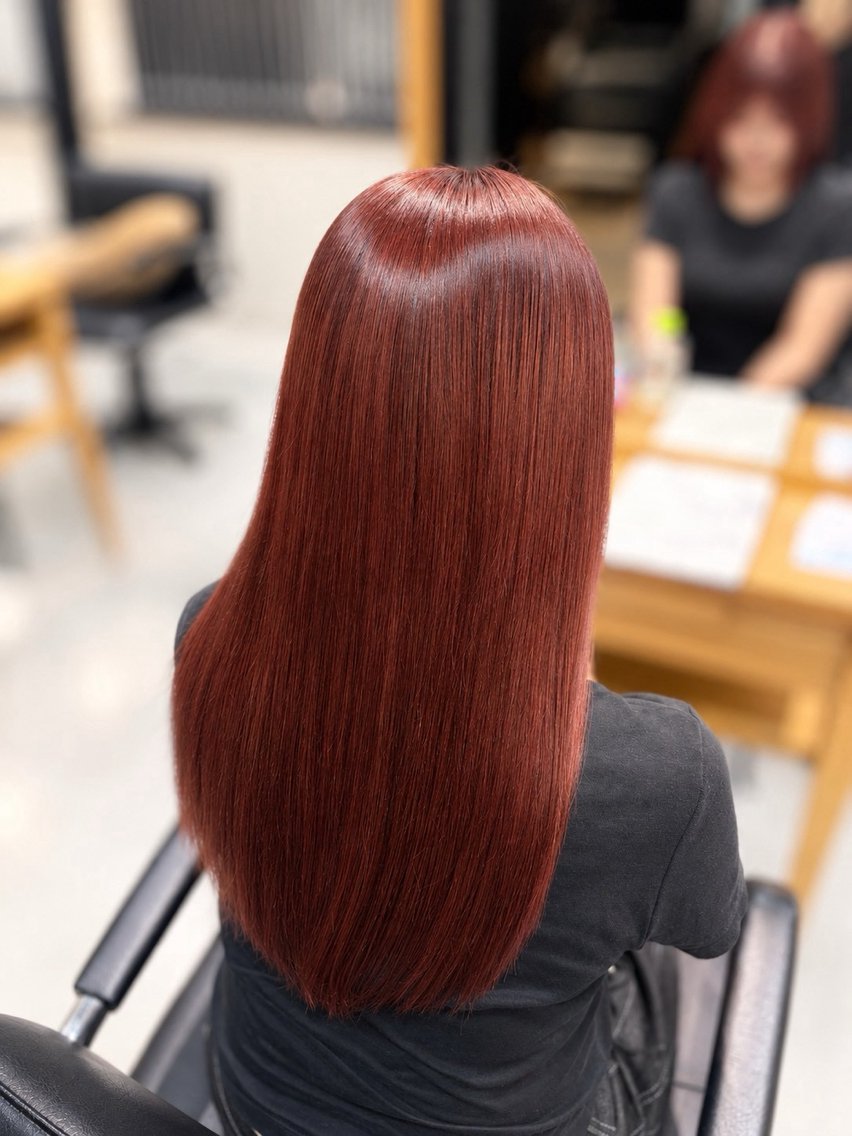 ロング ヘアカラー カラーモデル募集 🤍momoha🤍のヘアスタイル