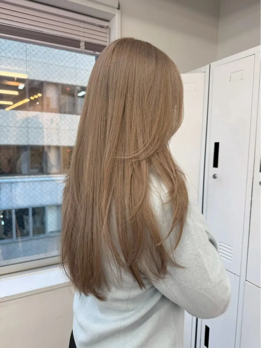 カラー ミルクティー/渋谷 shunta🌟🌟のヘアスタイル