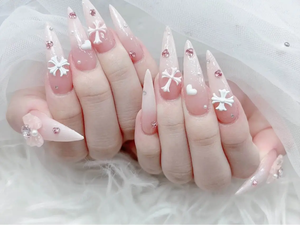 ネイル 長さ出し 韓国ネイル スカルプネイル ワンホンネイル ハンドネイル Akira✨ nailのネイルデザイン