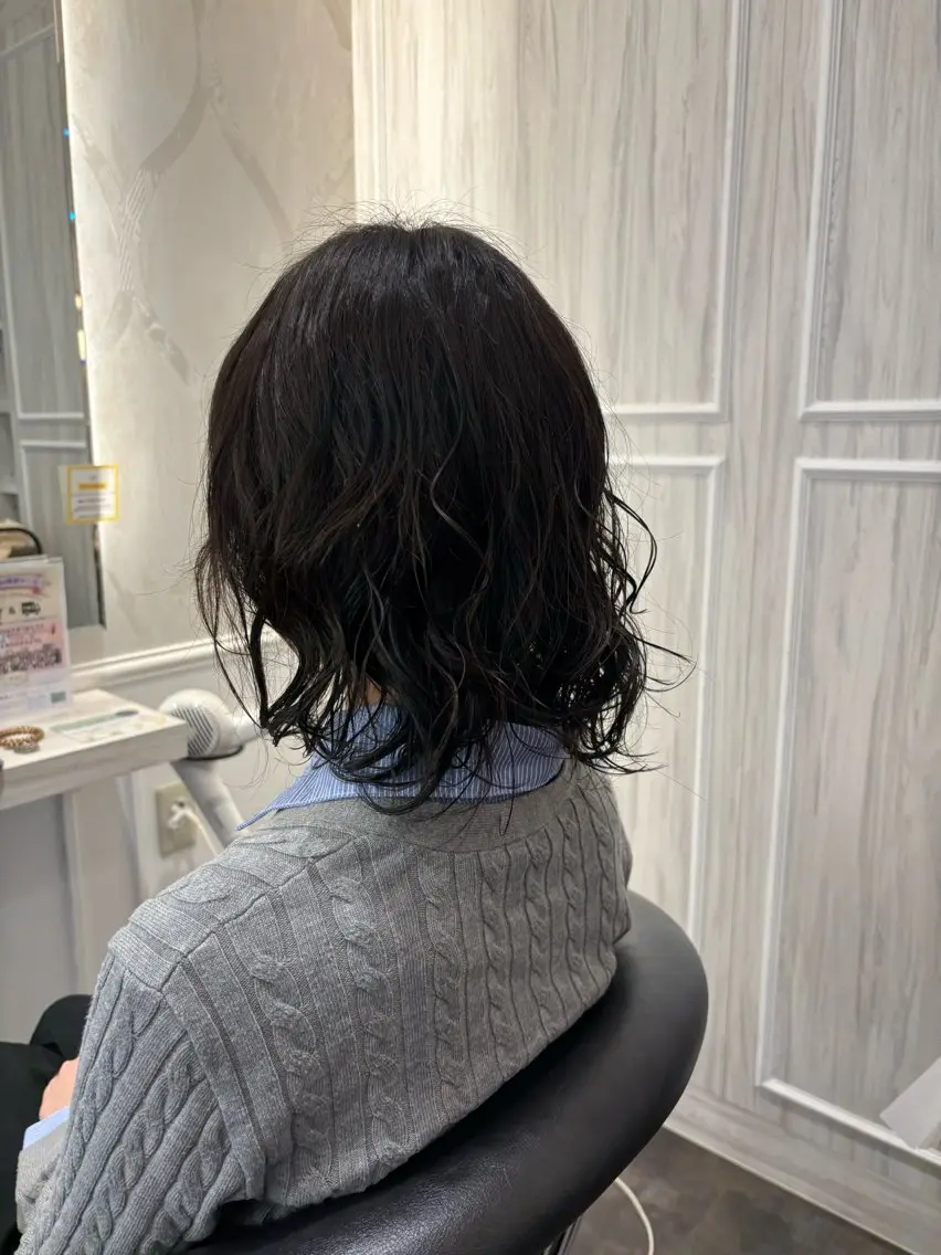 パーマ カットモデル 募集中✨武田夏帆のヘアスタイル