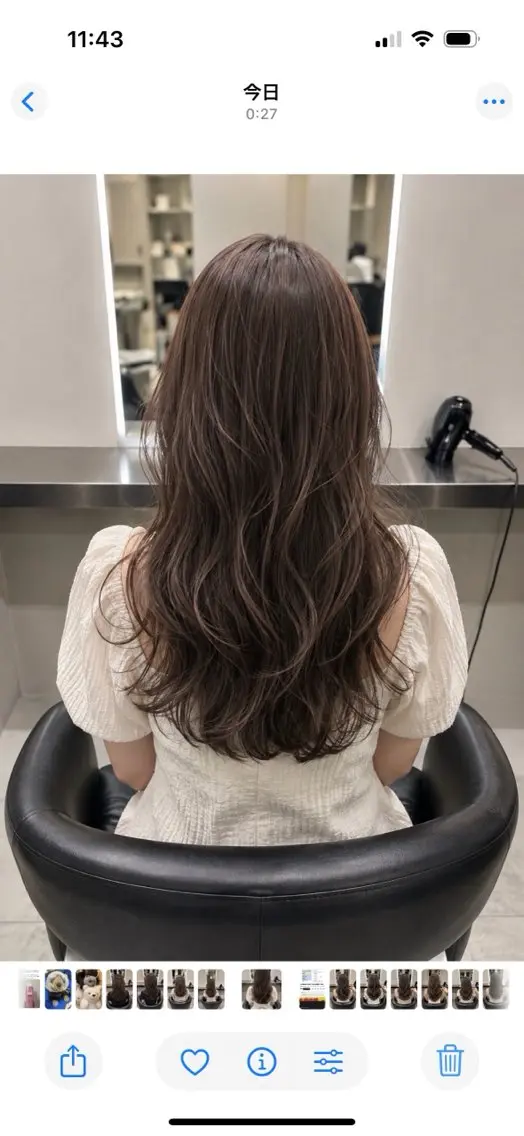 ミディアム カラー ブラウンカラー トリートメント 🌈ウルトワ水素 髪質改善naru🌈のヘアスタイル