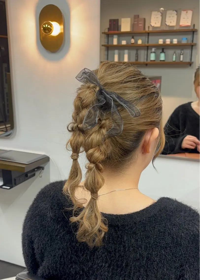 ミディアム ヘアセット 🦄艶髪育毛🌟毛髪 診断/セット/駒井のヘアスタイル