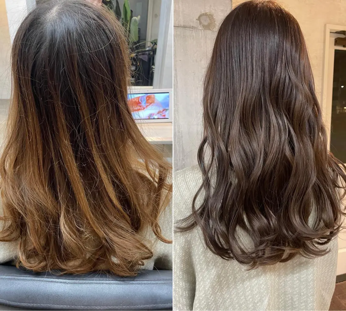 カラー ヘッドスパ 美髪× ヘアセット✨Araiのヘアスタイル