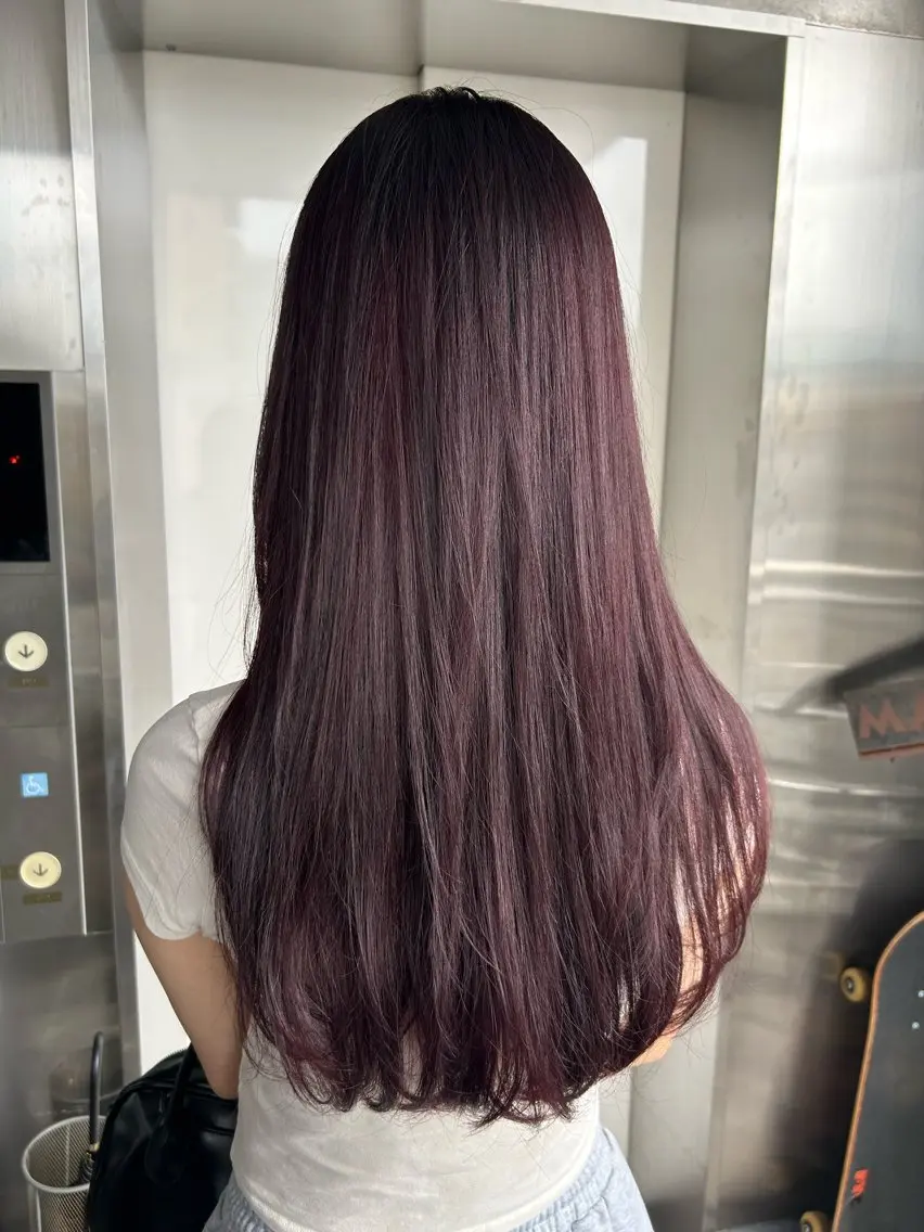 ロング カラー ヘアカラー トリートメント 滝本 和叶のヘアスタイル