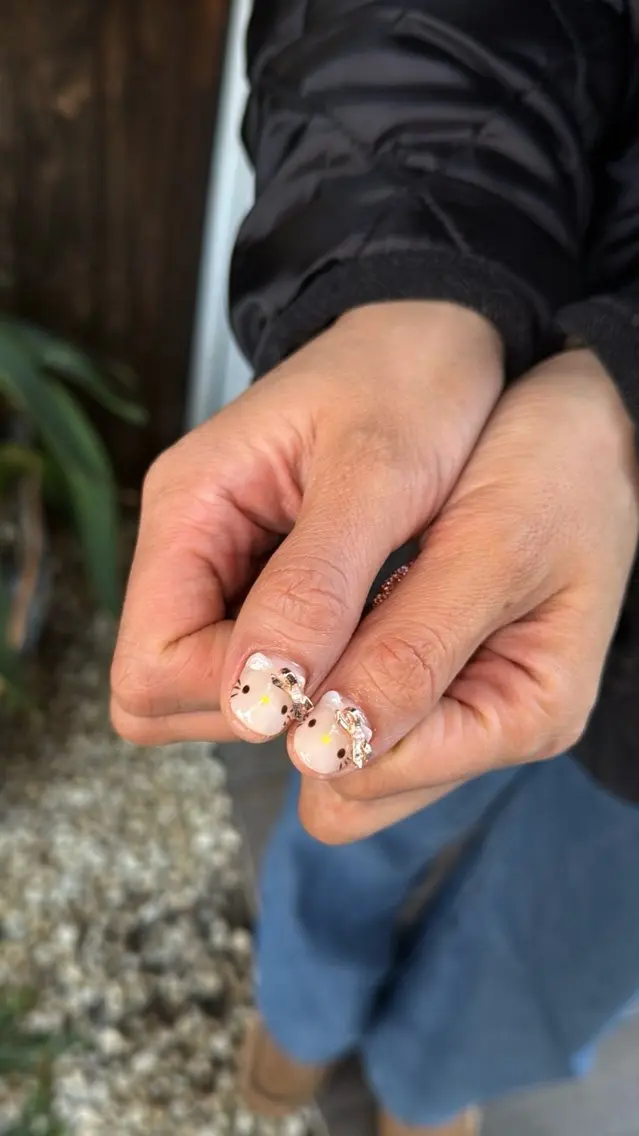 ネイル フラッシュネイル フットネイル フレンチネイル 韓国ネイル マグネットネイル SAKU nail 作島茜のネイルデザイン