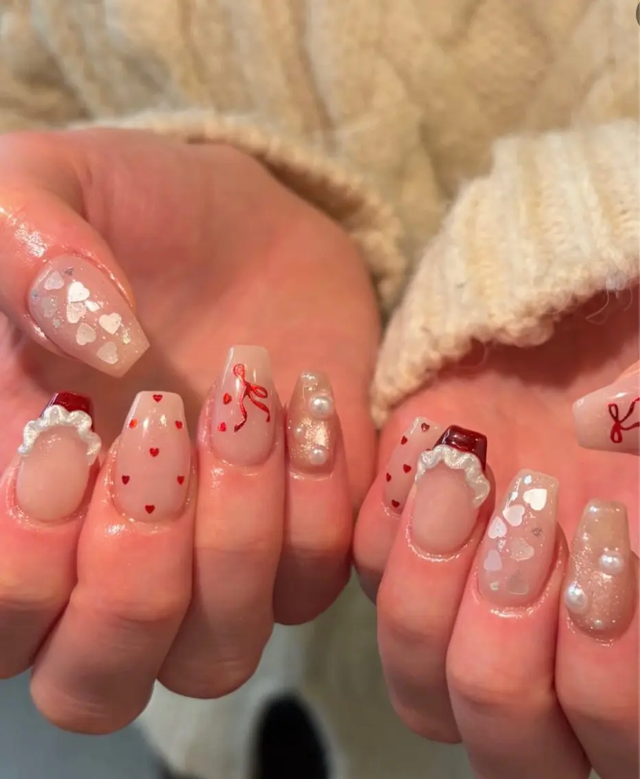 ネイル ジェルネイル パラジェル ネイルチップ NiJi Nailsのネイルデザイン