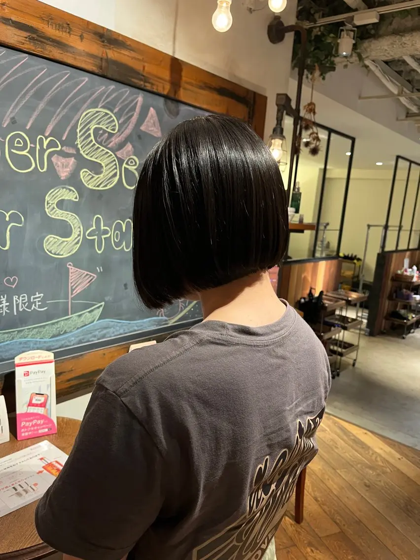 ショート ヘアカラー トリートメント 韓国好き🇰🇷 美容師MIKUのヘアスタイル