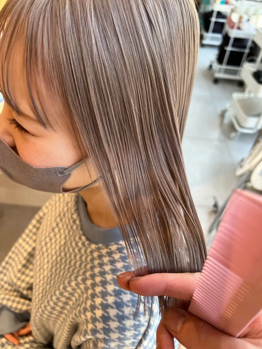 カラー ヘアカラー トリートメント 似合わせレイヤー/ 透明感カラーのヘアスタイル