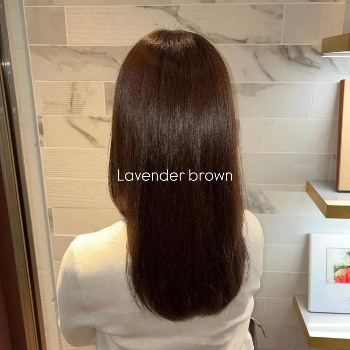 ロング ヘアカラー 和田 亜美のヘアスタイル