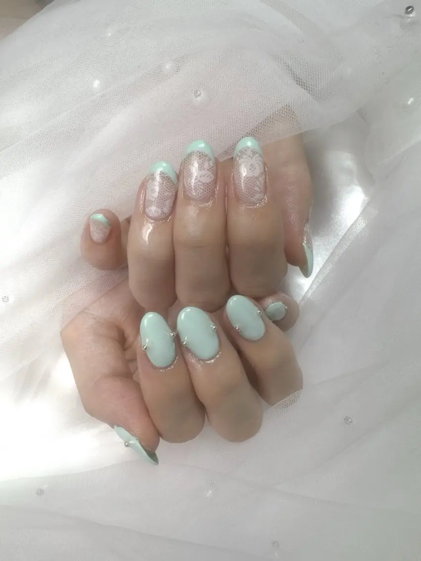 ネイル アートネイル チークネイル ドット フットネイル フレンチネイル Queeens nailのネイルデザイン
