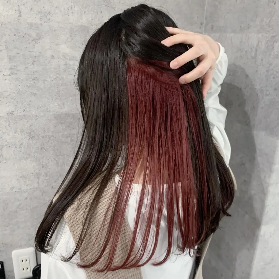 ロング カラー ピンクカラー _WHITE 天神店 YUMEKA🐻のヘアスタイル