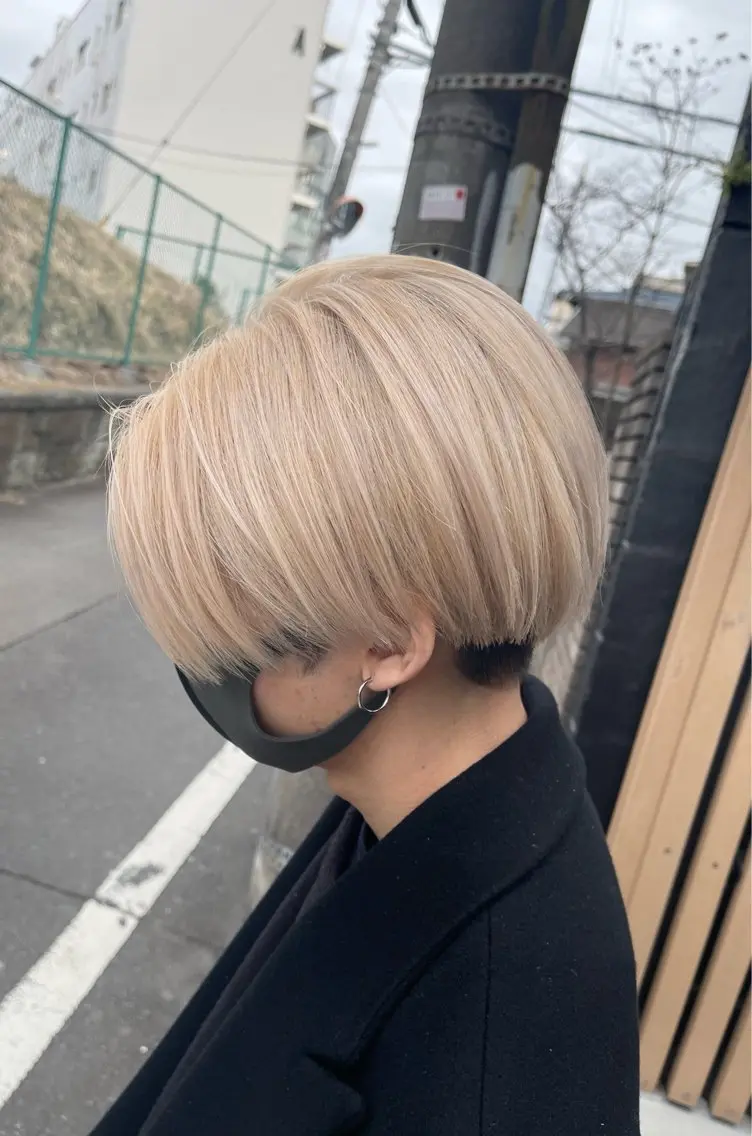 カラー メンズ ヘアカラー トリートメント 東梅田エリアカラー ヘアセットNo. 1のヘアスタイル
